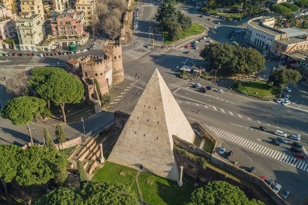The Pyramid of Cestus - not your typical ancient sites