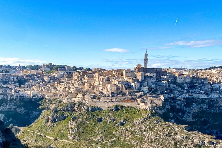 view of Matera from a distance