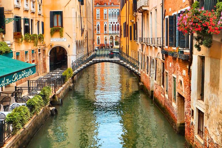 bridge over a canal in Venice