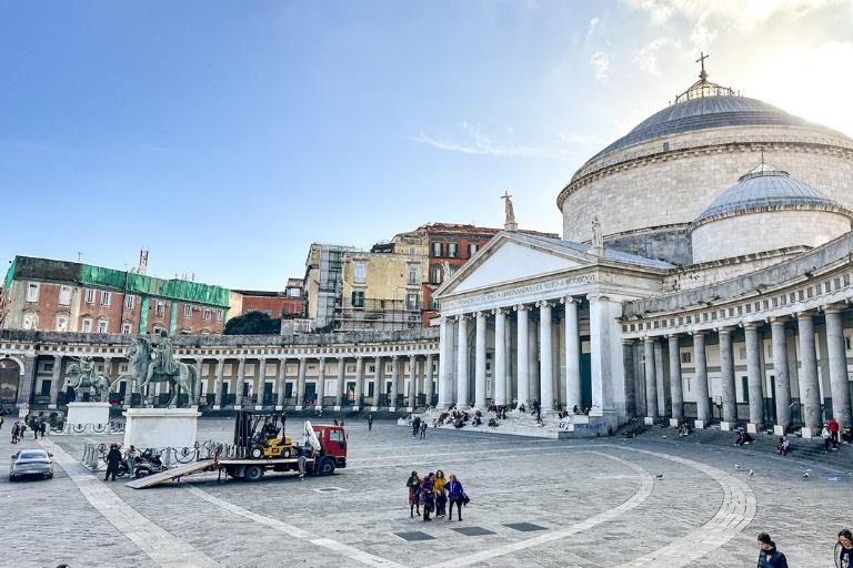 Piazza in Naples Italy