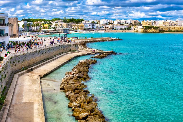 Seaside in Otranto Puglia