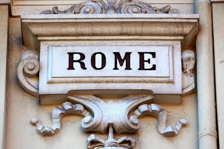 Rome sign