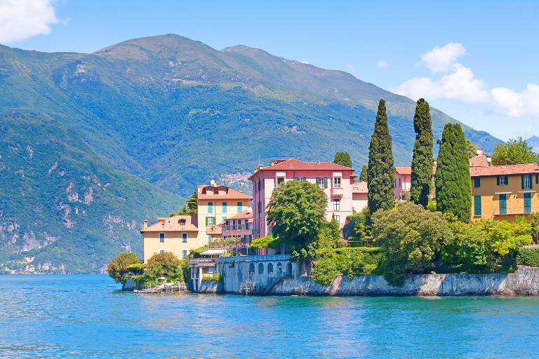 a villa in lake como