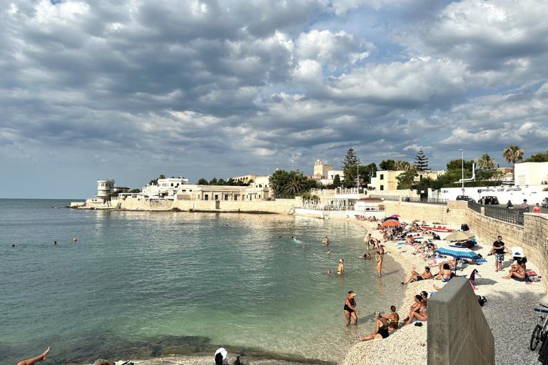 beach in Trani Puglia
