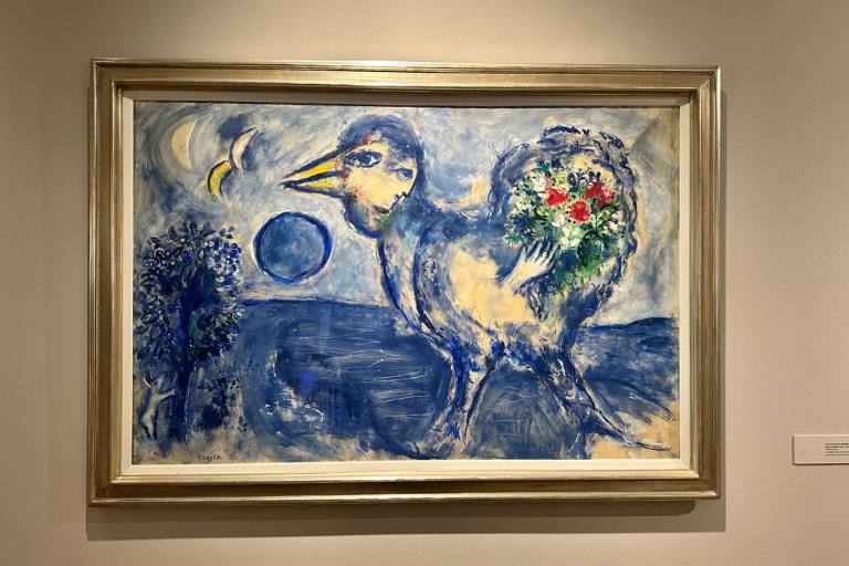 coq bleu by chagall