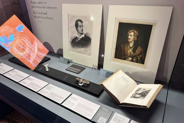 lord byron display