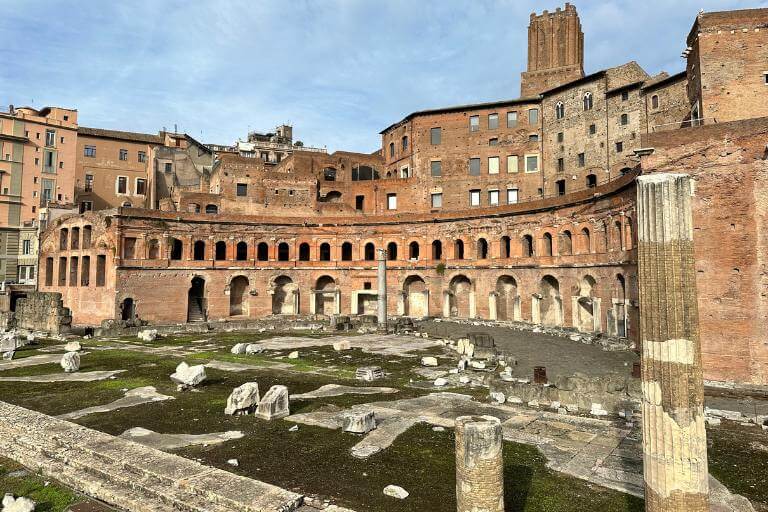 Rome ancient market of Trajan