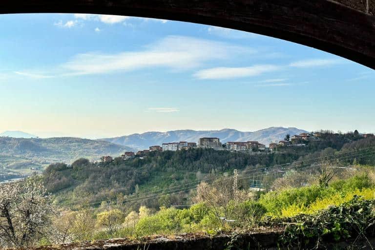 view of a castle in campani